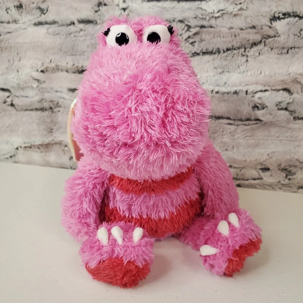 Hallmark Bernice Pink Dragon Sound & Motion Singing Stuffed Plush Wings Move